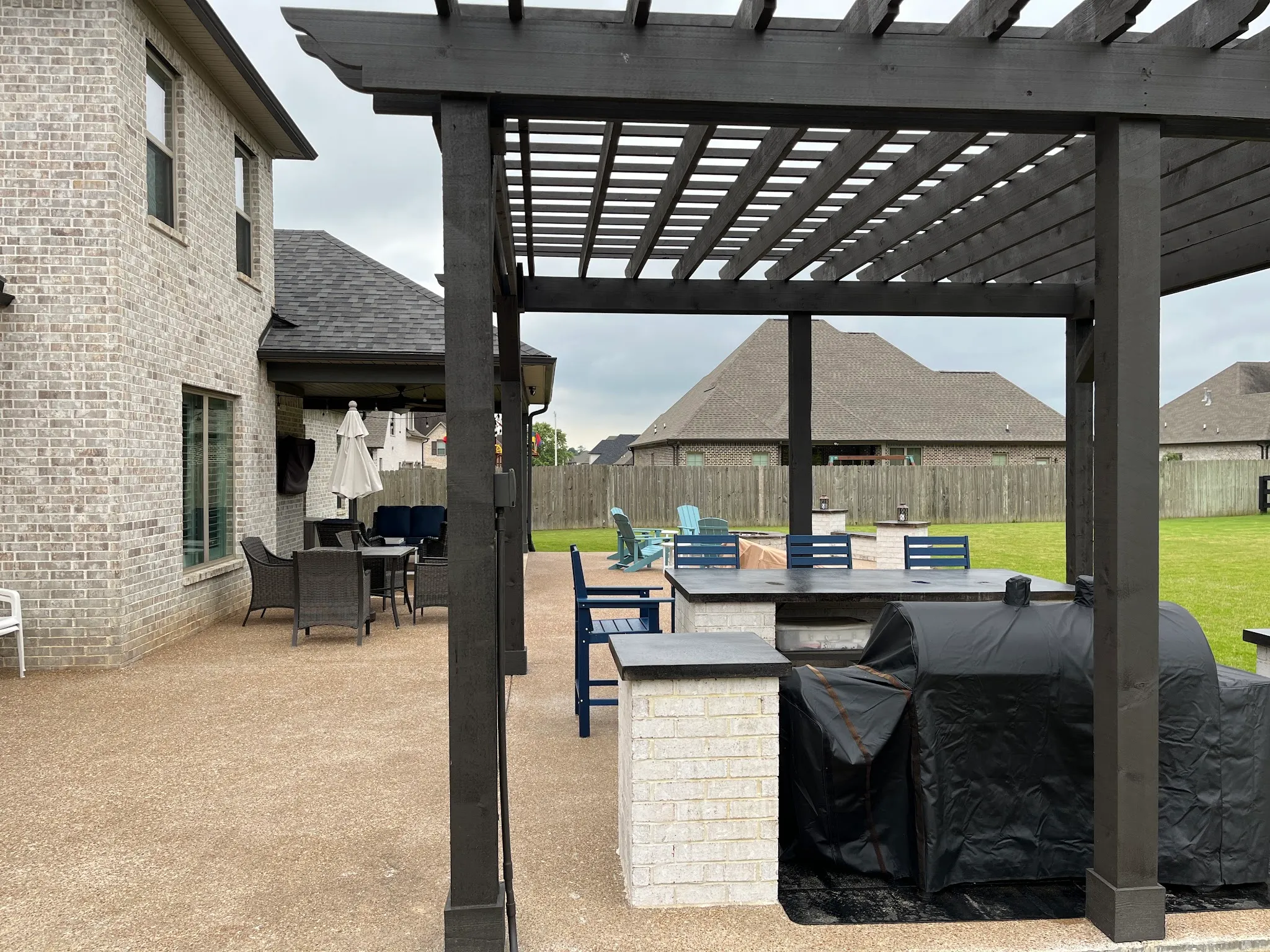 Pergola & Fire Pit Patio, photo 3